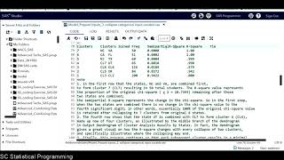 SAS Statistical Analyst Certification Prep Course: Predictive Modeling Proc Cluster