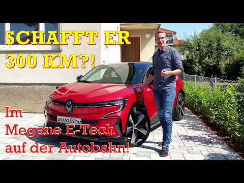 Renault Megane E-Tech - Reichweitentest (130 km/h) | autofilou [2160p]