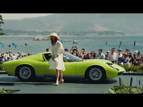 Celebrating 60 Years of Lamborghini at Pebble Beach - 1968 Miura P400 Earns Top Honor