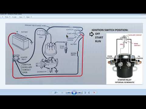 (ORIGINAL VIDEO has been updated) Ford Point type Ignition Circuits Explained
