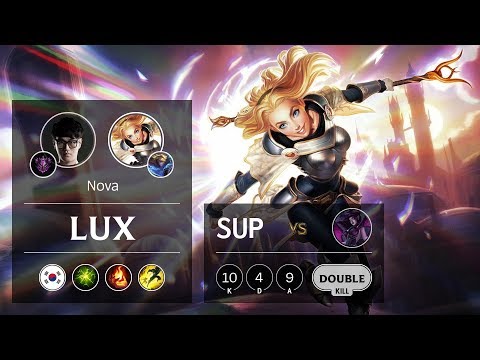 Lux Support vs Morgana - KR Master Patch 9.11