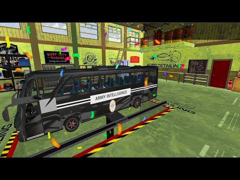 Army Soldier Bus Driving Simulator | Off Road US 🇺🇲 Transport Duty Driver