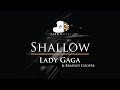 Lady Gaga, Bradley Cooper - Shallow - Piano Karaoke / Sing Along Cover with Lyrics