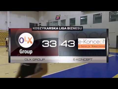 OLX vs e-Koncept - III kolejka - II Liga Poznań - Koszykarska Liga Biznesu
