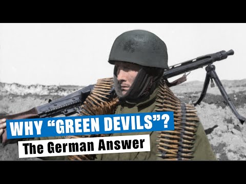 Why were the Fallschirmjäger called "Green Devils" ("Grüne Teufel")