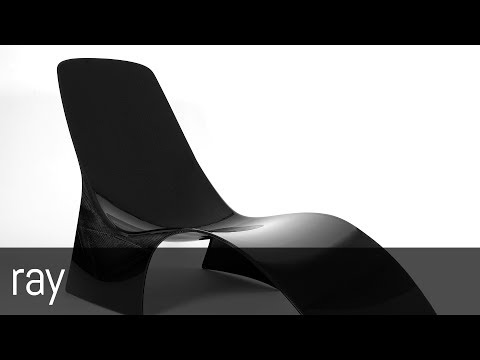 Ray (carbon fiber chaise longue by Mast Elements)