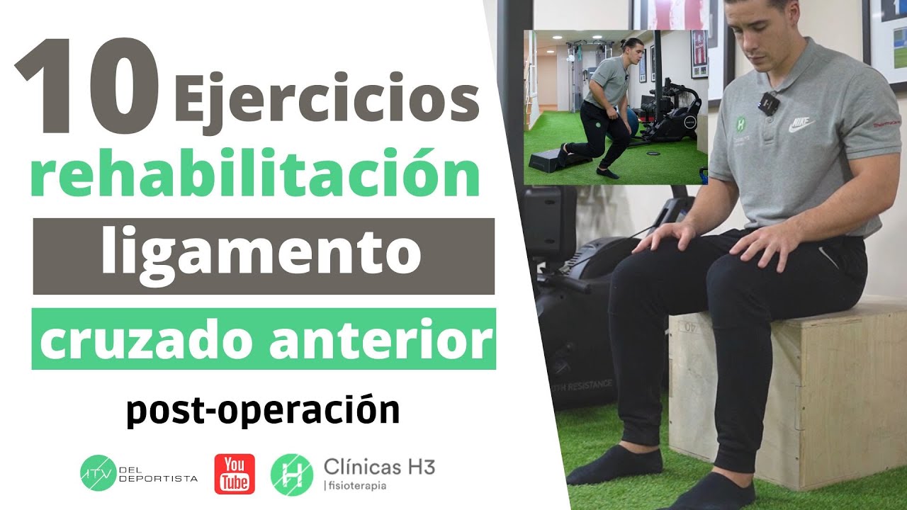 Watch 10 Ejercicios ligamento cruzado | Rehabilitación COMPLETA por FASES| Clínicas H3 Now 10 Ejercicios ligamento cruzado | Rehabilitación COMPLETA por FASES| Clínicas H3