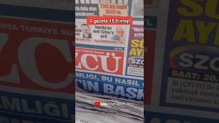 Türkiye'de güncel gazete fiyatları 2024 #keşfet #gazeteler #gazetemanş