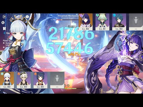 [TRIO] Abyss 2.7 - F2P Ayaka Melt & Raiden Destroy Spiral Abyss Floor 12 - 9 Stars - Genshin Impact