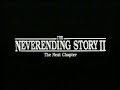 Original VHS Opening Closing The NeverEnding Story II The Next Chapter UK Retail Tape