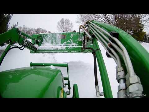 Deere 2305 snow removal