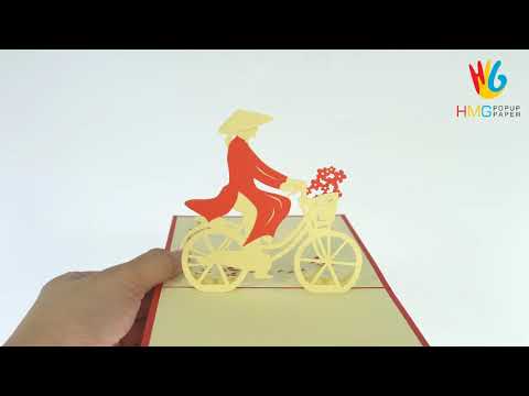 Vietnam 3D Pop-up Card Model | Vietnam greeting card 3D