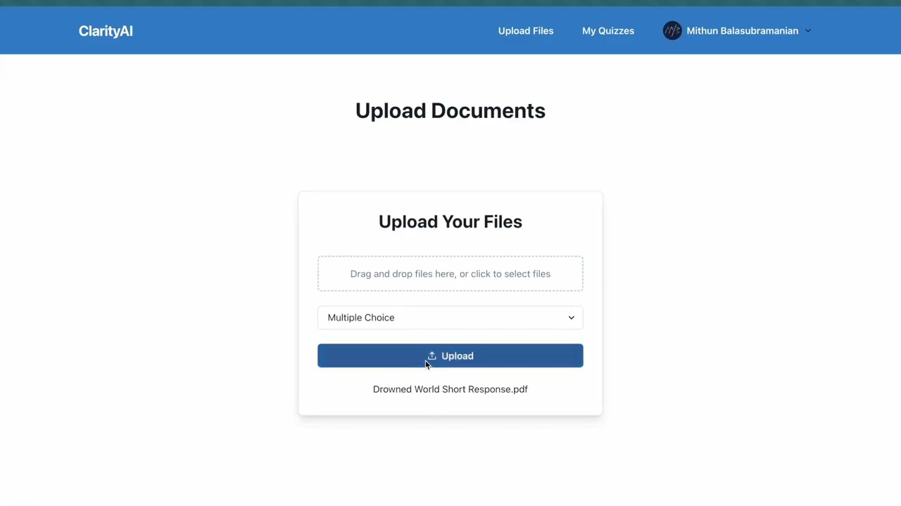 Clarity AI Project Demo