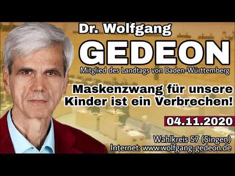 Landtag, 04.11.2020: Maskenzwang für unsere Kinder ist ein Verbrechen!