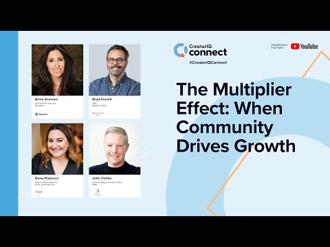 The Multiplier Effect: When Community Drives Growth | CreatorIQ Connect 2025