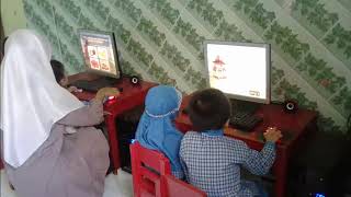Serunya belajar komputer di PAUD Inklusi saymara