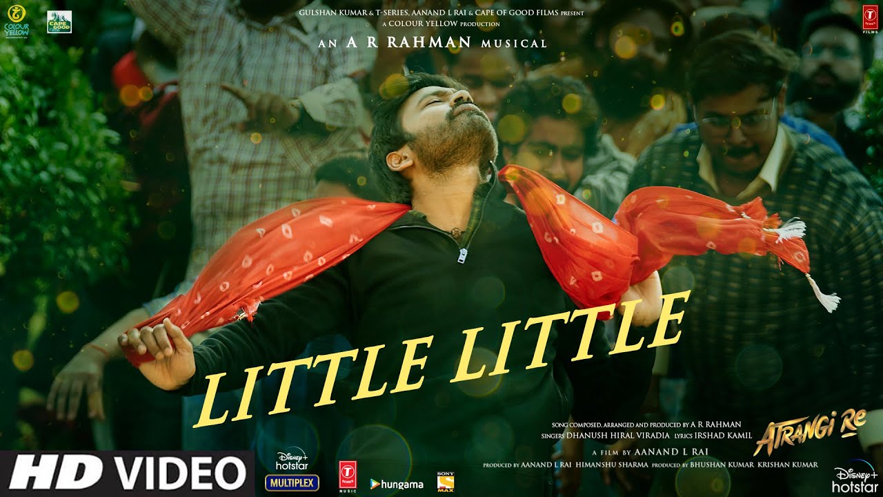 Little Little Hindi| Dhanush Hiral Viradia Lyrics