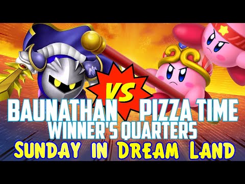 Pizza Time (Staff/Bell/Fighter) vs Baunathan (MK) - Kirby Fighters 2 - Sunday in Dream Land #4