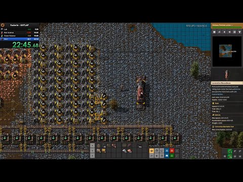 Factorio Speedrun GOTLAP in 22:46