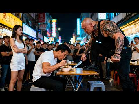 宵夜攤變修羅場，惡霸挑釁純情小妹，卻沒發現身旁坐著最強武者