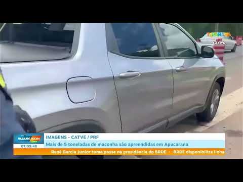 Mais de 5 toneladas de maconha são apreendidas em Apucarana