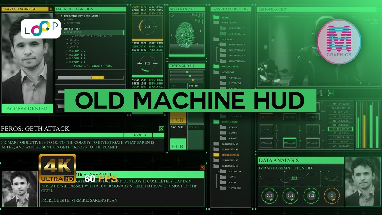 Old Machine Tech HUD