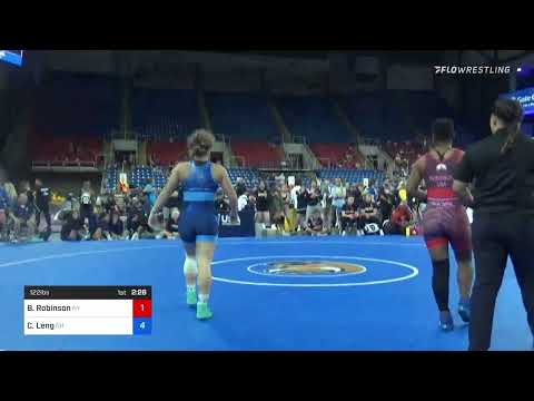 122 Lbs Consi Of 32 #2 - Beautiful Robinson, New York Vs Cali Leng, Ohio 13bc