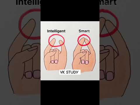 Intelegent VS Smart.. #intelligent #smart #brain #hand #fingerstyle #gkwithvk #vkedify #vvigk #gk