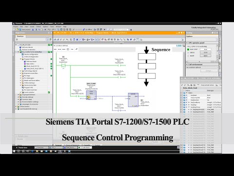 SC02. Siemens TIA Portal Sequence Control Programming