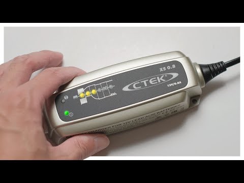 Ctek 12V 0.8A XS800 kroviklis video
