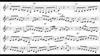 John Coltrane - Locomotion Transcription