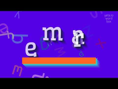 EMAR - How to pronounce it?