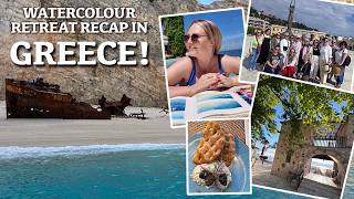 Behind The Scenes of My Watercolour Retreat In GREECE!