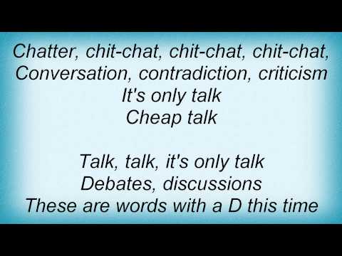 King Crimson - Elephant Talk Lyrics