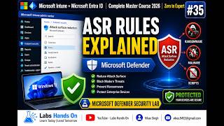 #35 Configure Attack Surface Reduction (ASR) Rules with Microsoft Intu