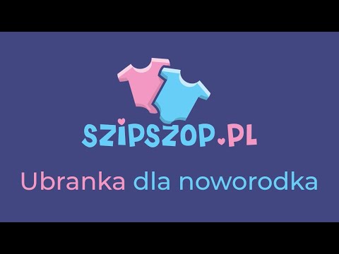 Ubranka dla noworodka w SzipSzop.pl zaprezentowane w krótkim filmie dla młodych rodziców noworodka i niemowlaka.
