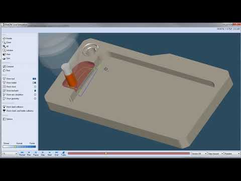 OneCNC XR7 - Open Pocket Machining for Solids