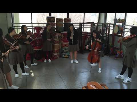 (6년전) 16살 예원학교 학생들이 쉬는시간에 노는법 . 8명이서 오케스트라 규모의 소리를..?