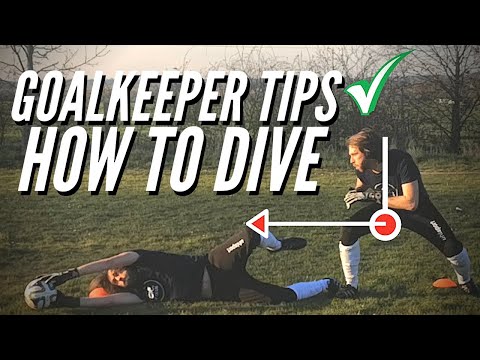 How To Dive Without Hurting Yourself - Goalkeeper Training - Low Dive Technique