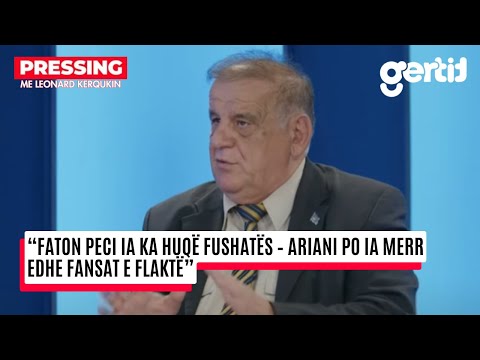 FATON PECI IA KA HUQË FUSHATËS – Ariani po ia merr edhe fansat e flaktë | Pressing | T7