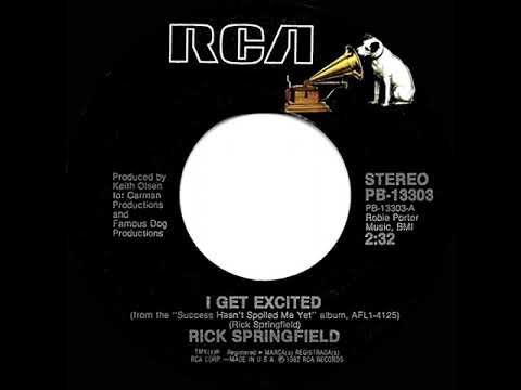1982 HITS ARCHIVE: I Get Excited - Rick Springfield