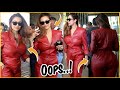 Malaika Arora Looking Stunning In Red Leather Jumpsuit On Valentine S Day