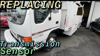 HOW TO CHANGE TRANSMISSION SENSOR ON A 1999 - 2005 ISUZU NPR