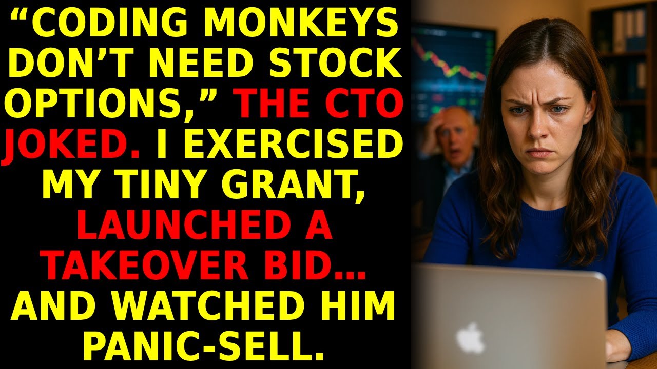 CTO Called Me a "Coding Monkey"—So I Triggered a Hostile Takeover That Destroyed Him 💼