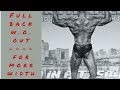 Full Back workout for more lat width, voice over explained in detail. IFBBPro Leo Mayrhofer training