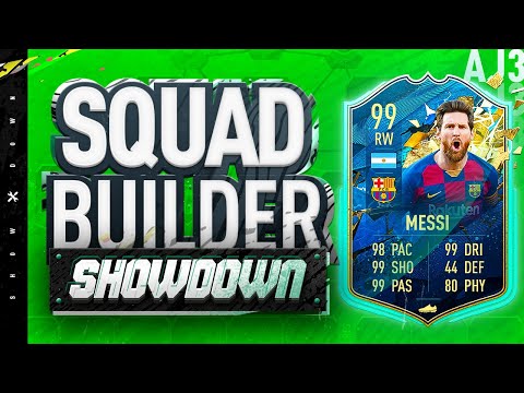Fifa 20 Squad Builder Showdown!!! TOTS MESSI VS W2S!!!