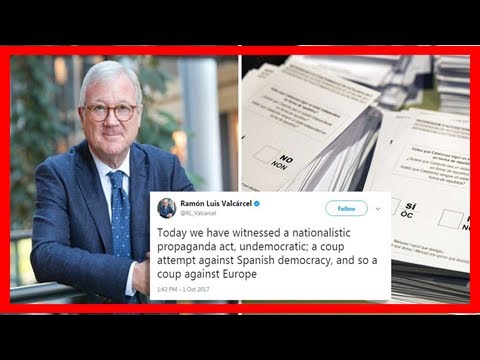 Catalonia referendum a 'coup against europe', says eu parliament vice president News Today