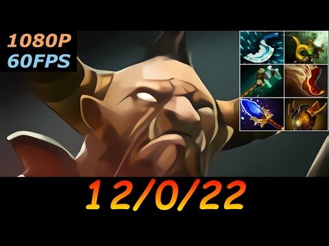 Dota 2 Centaur Warrunner Pro 12/0/22 (Kills/Deaths/Assists) Top MMR 542 GPM Ranked Full Gameplay