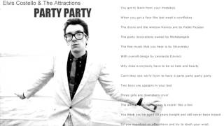 Party Party - Elvis Costello & The Attractions (HQ with Lyric)