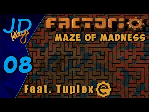 All the oil we will ever need! ⚙️ Factorio Maze of Misery Ep8 ⚙️ with @TuplexGaming